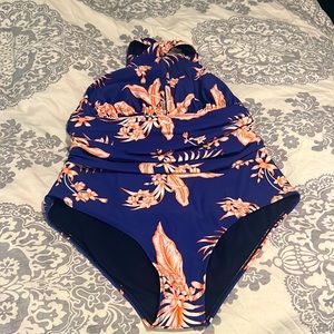 One Piece Criss Cross Swimsuit.